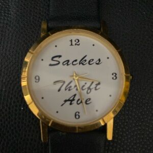 #2 Vintage Image Watch “Sackes Thrift Avenue” Gold tone watch